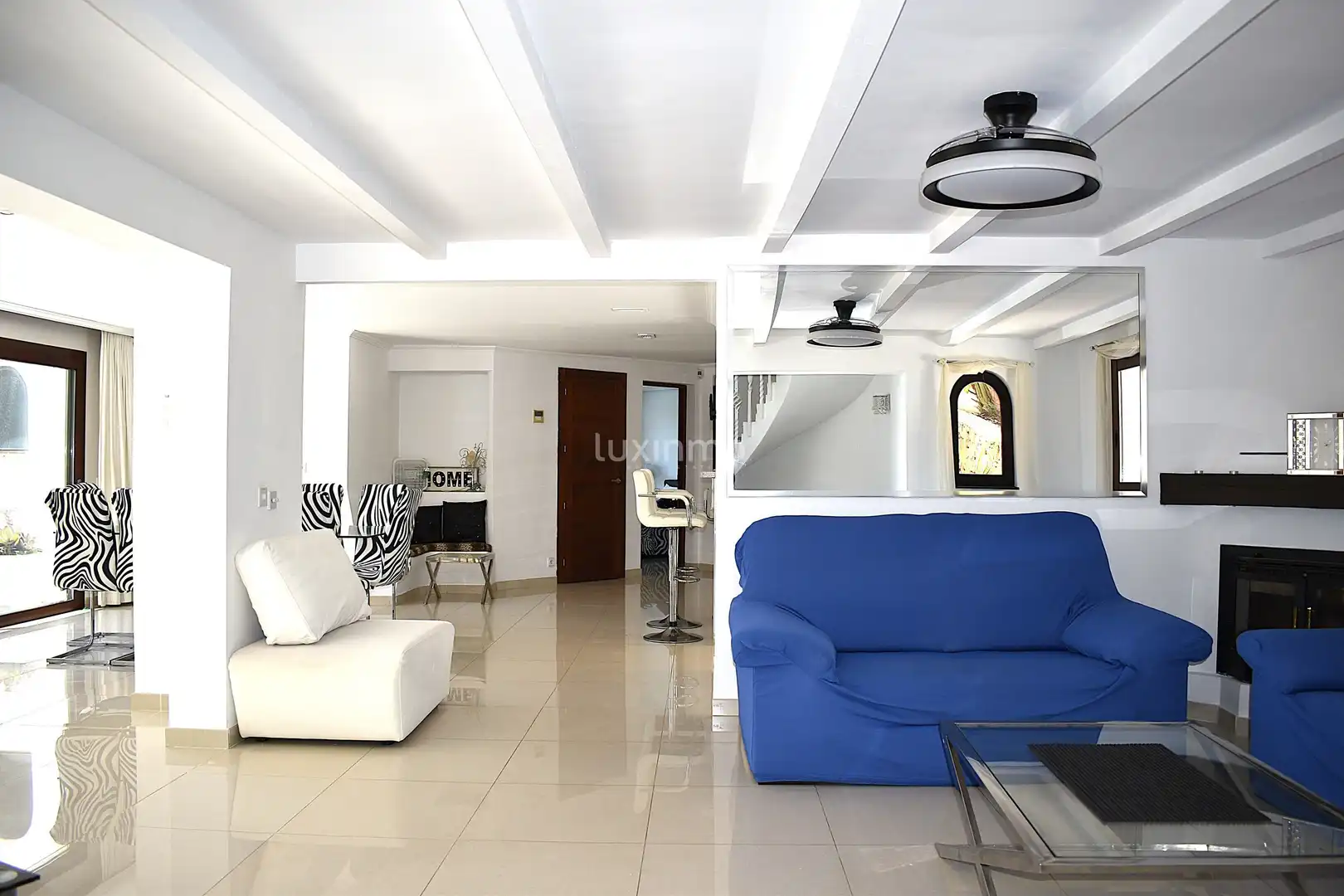Sala de estar de Casa o chalet en venta en Sant Antoni de Portmany con Aire acondicionado, Terraza y Trastero