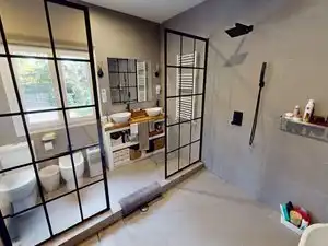 Baño de Casa o chalet en venta en Galapagar con Aire acondicionado, Jardín privado y Terraza