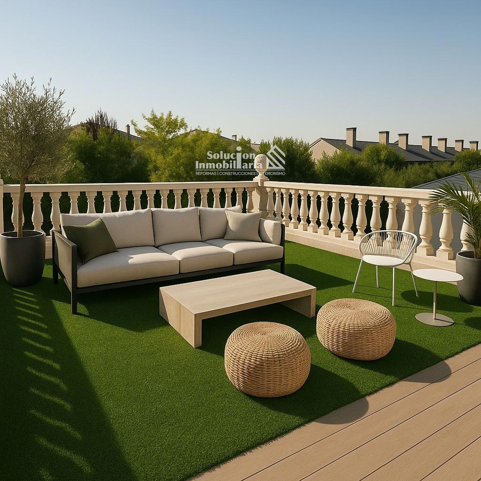 Terrace of Single-family semi-detached for sale in Carbajosa de la Sagrada  with Air Conditioner, Heating and Terrace