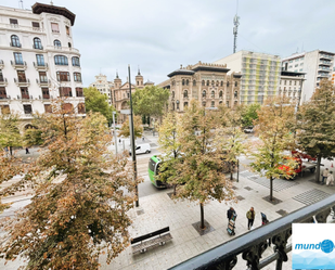 Exterior view of Flat for sale in  Zaragoza Capital  with Air Conditioner, Heating and Terrace