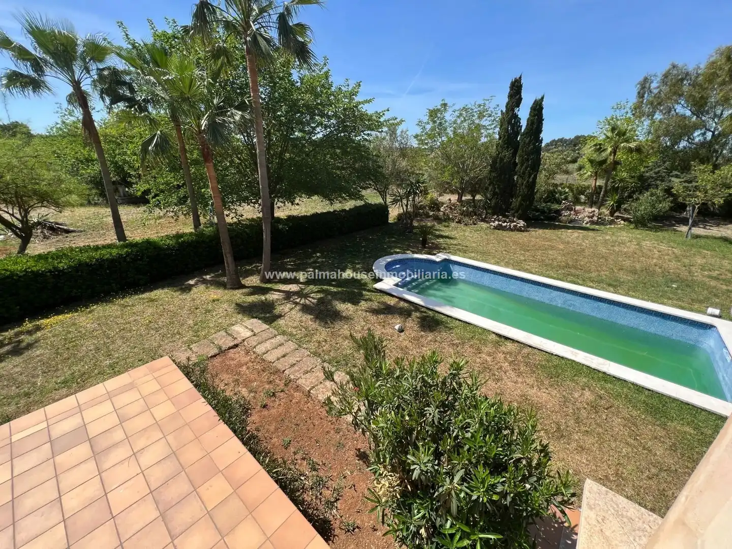 Garten von Country house zur Miete in Muro mit Klimaanlage, Heizung und Privatgarten