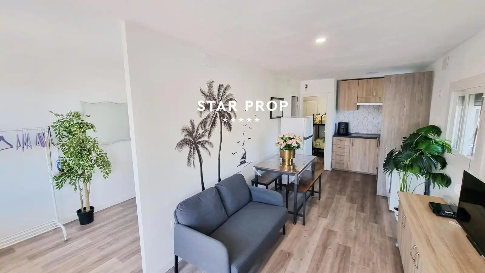 Living room of Flat for sale in Llançà  with Terrace, Washing machine and Microwave