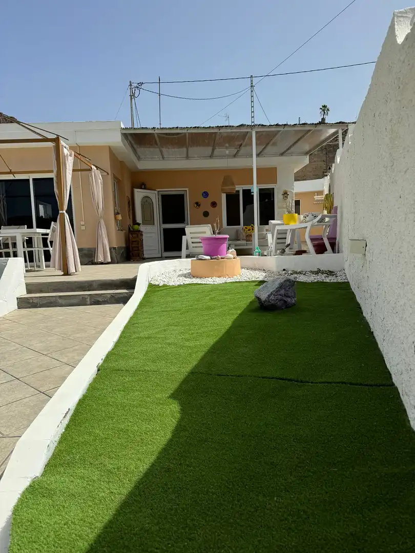 Terraza de Casa o chalet en venta en Mogán con Jardín privado, Trastero y Amueblado