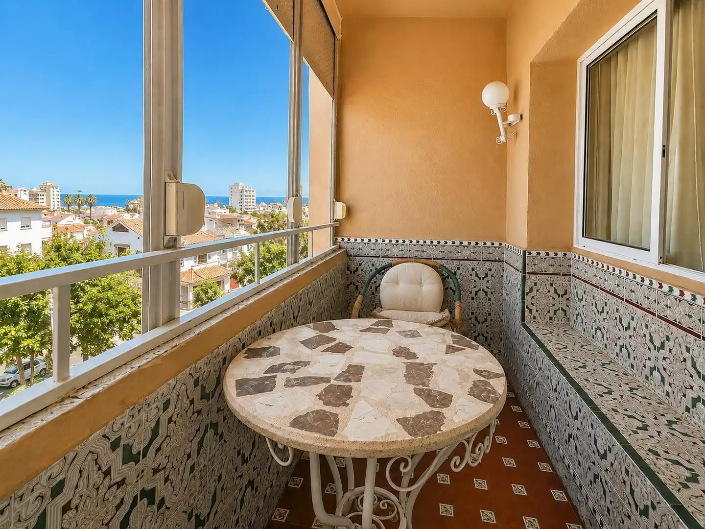 Balcony of Flat for sale in Chipiona  with Terrace and Furnished