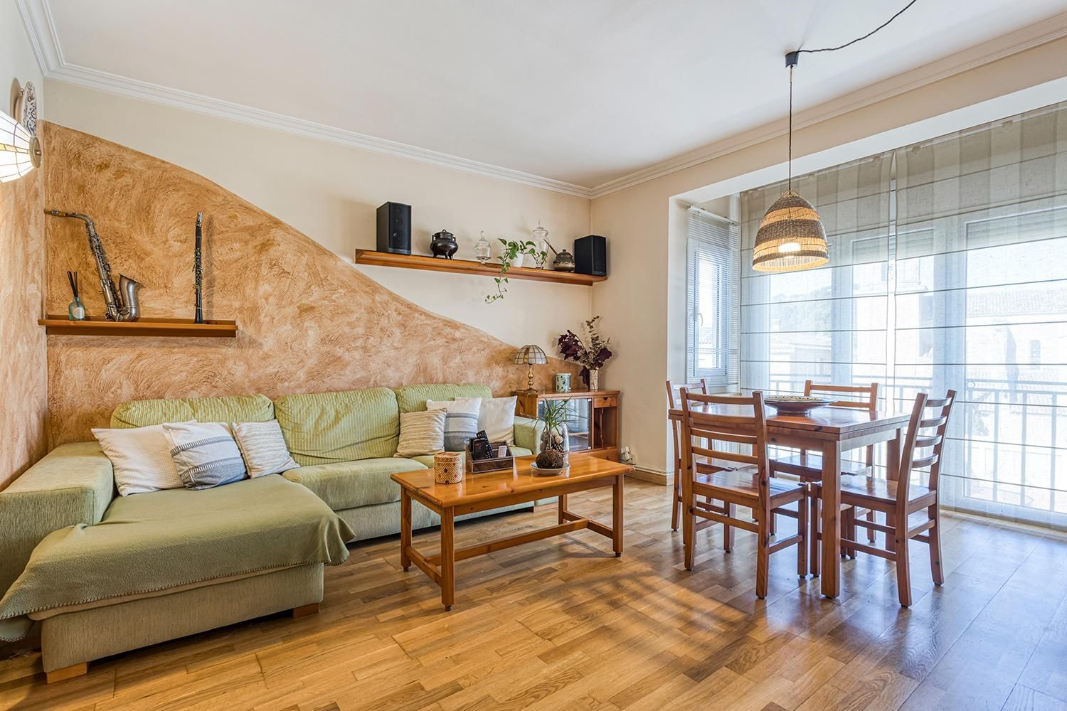 Sala d'estar de Pis en venda en Capellades amb Parquet i Moblat