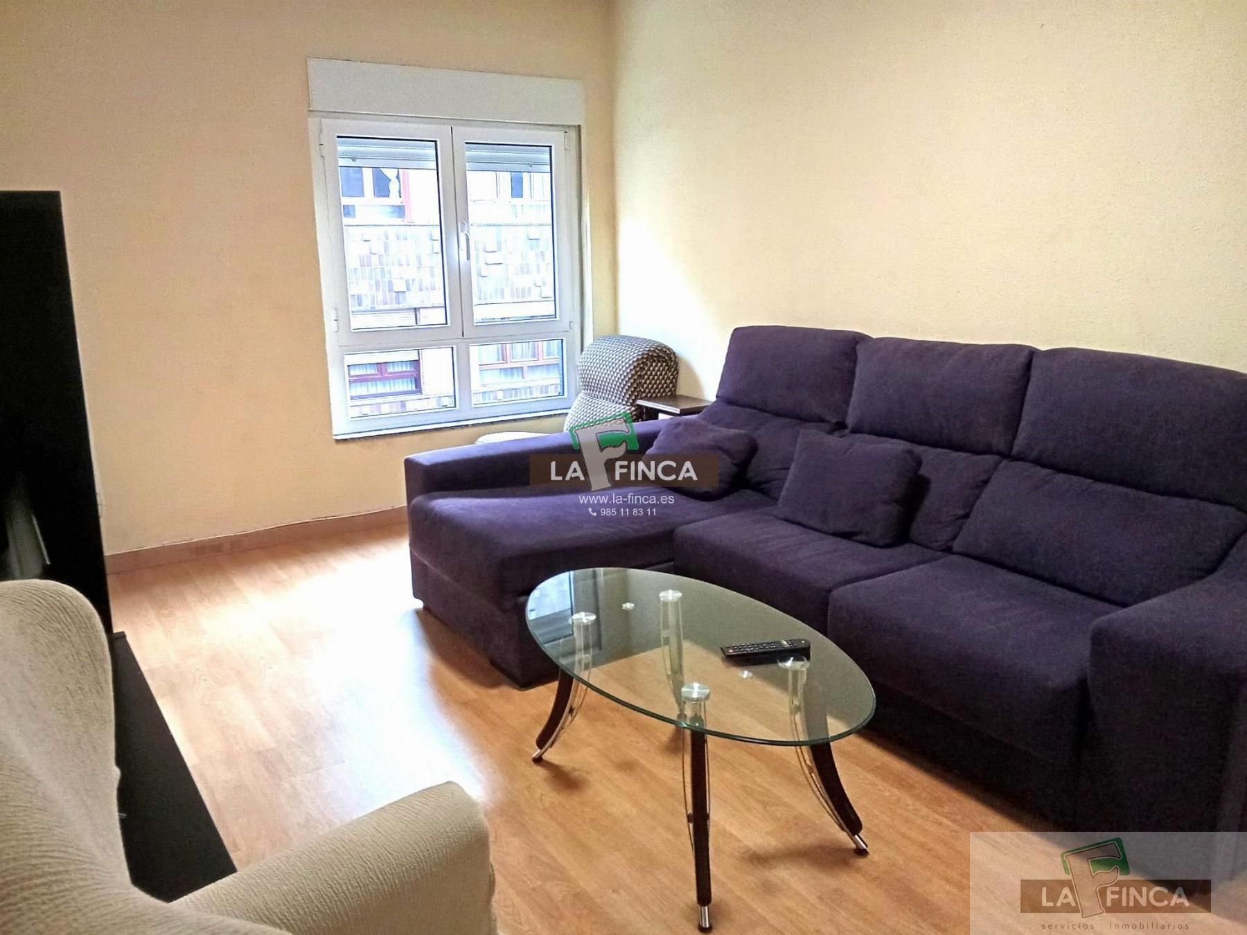 Living room of Flat for sale in Oviedo   with Heating, Storage room and Furnished