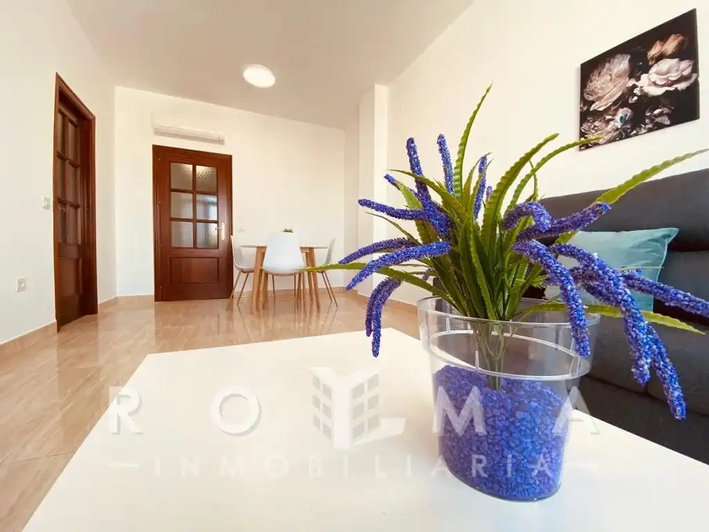 Wohnzimmer von Wohnung zur Miete in Dos Hermanas mit Klimaanlage, Abstellraum und Balkon