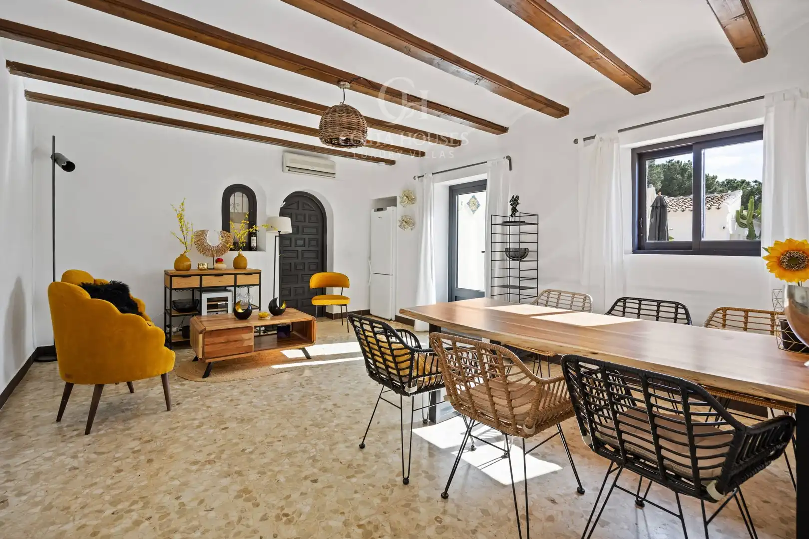 Dining room of Houses for sale in Jávea / Xàbia  with Air Conditioner, Heating and Private garden