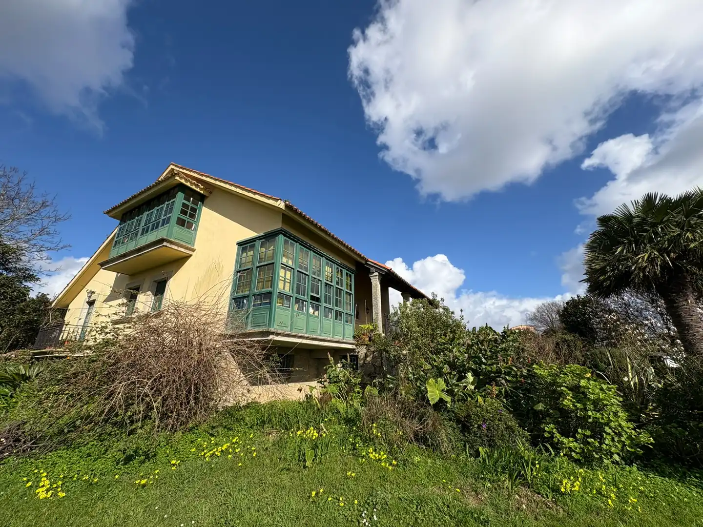 Vista exterior de Casa o chalet en venta en Narón con Calefacción, Jardín privado y Parquet