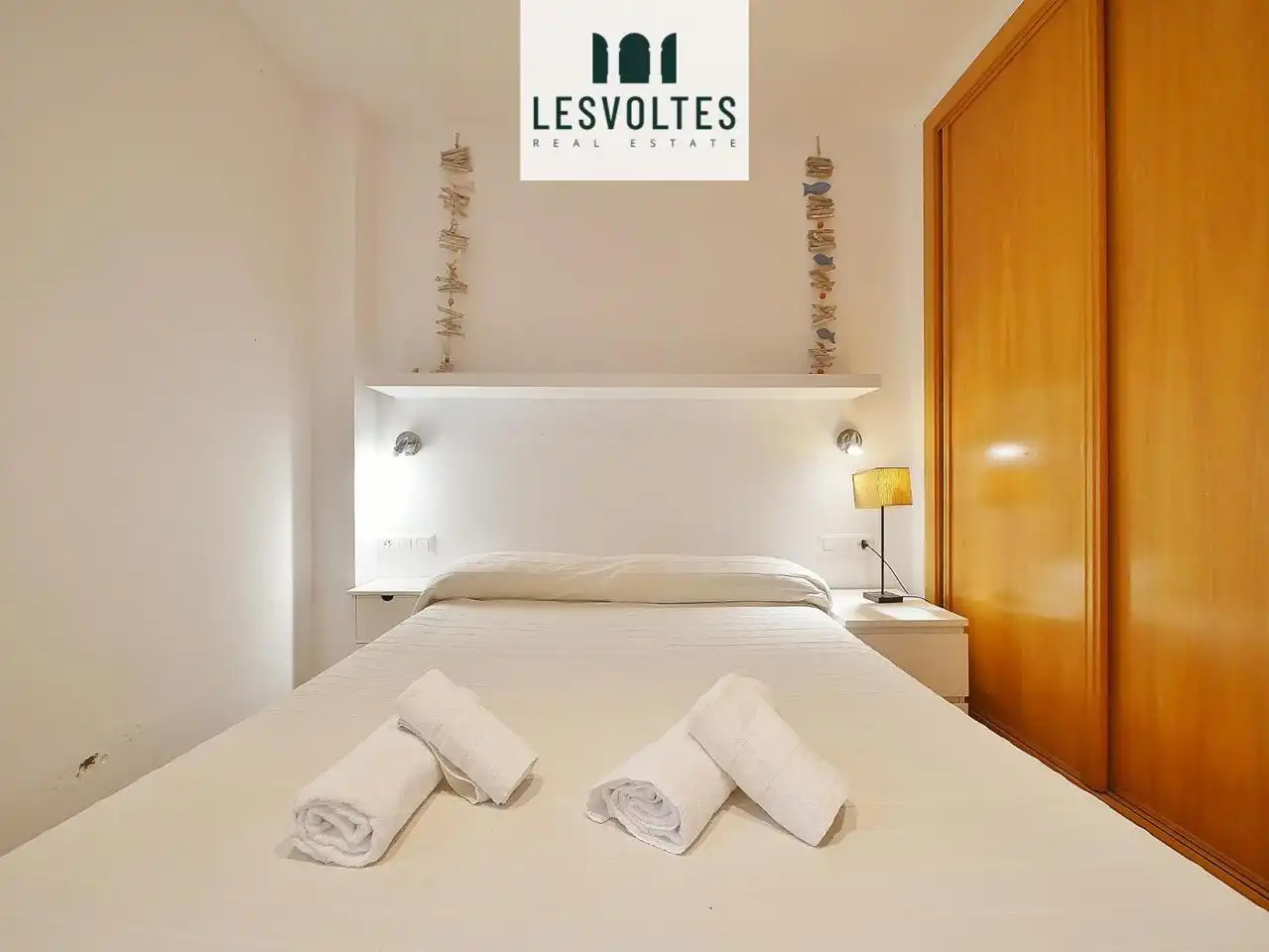 Dormitori de Apartament de lloguer en Palafrugell amb Calefacció, Terrassa i Moblat