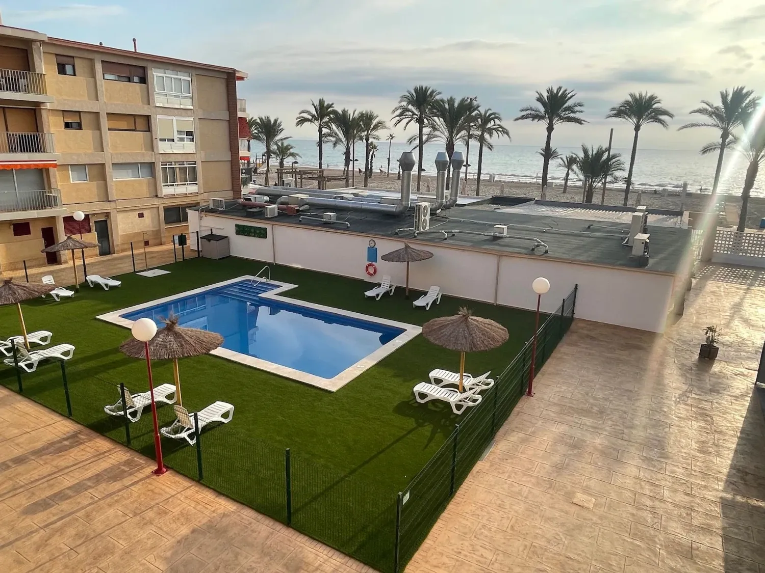 Swimming pool of Flat for rent in Alicante / Alacant  with Air Conditioner, Heating and Swimming Pool