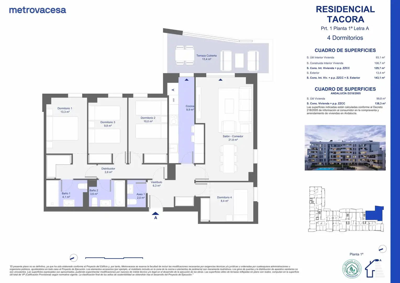 Piso con terraza en venta en SUSDBP Palmas Altas Sur, imagen 2