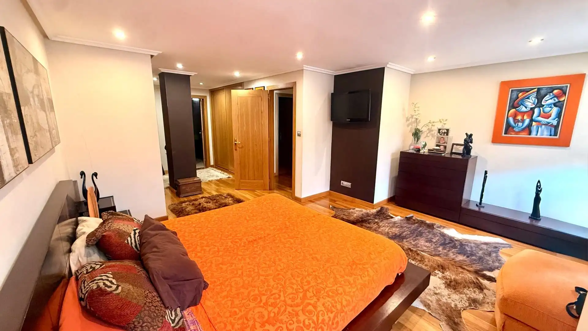 Bedroom of Duplexes for sale in Ourense Capital   with Heating, Storage room and Furnished