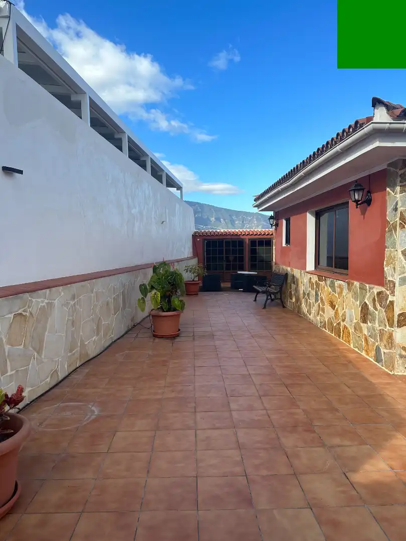 Terraza de Casa o chalet de alquiler en La Orotava con Jardín privado, Terraza y Trastero