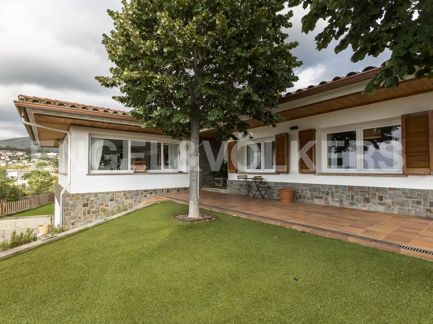 Terrace of Country homes for sale in Caldes de Montbui  with Air Conditioner, Heating and Private garden
