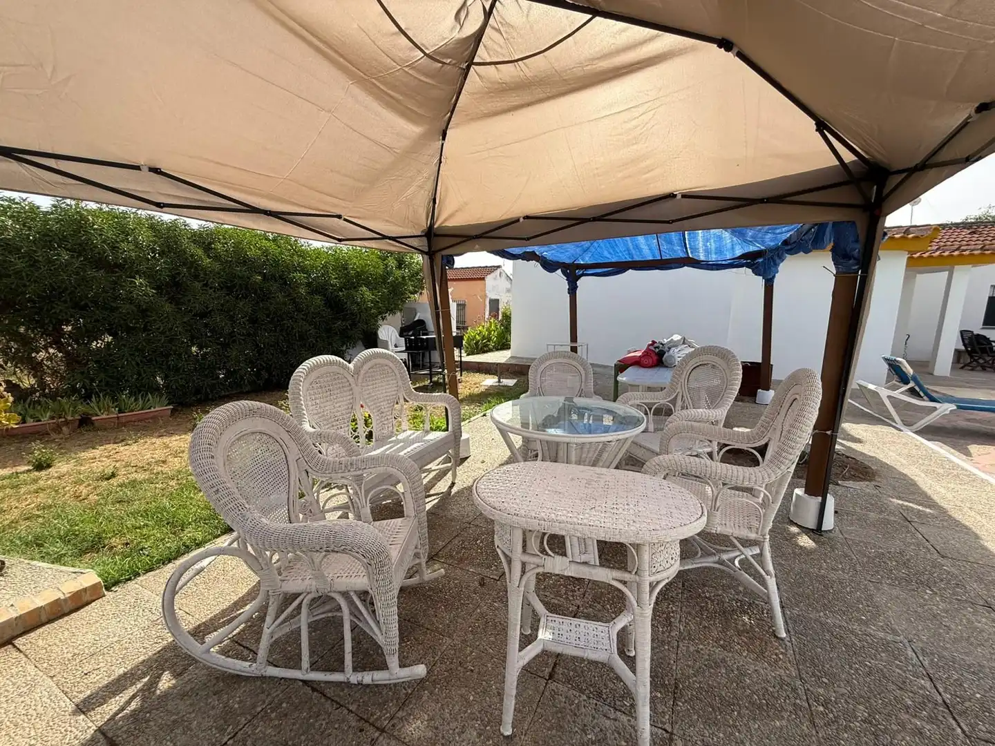 Terraza de Casa o chalet en venta en Carmona con Jardín privado, Terraza y Piscina