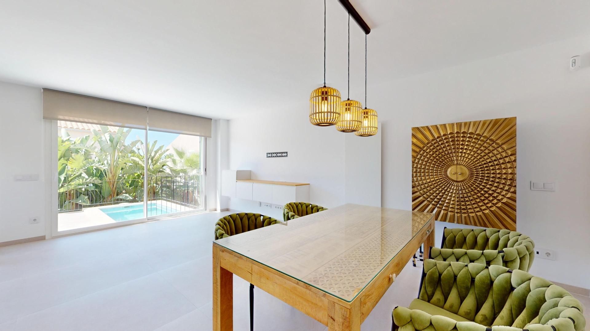 Dining room of Single-family semi-detached for sale in Marratxí  with Air Conditioner, Private garden and Terrace