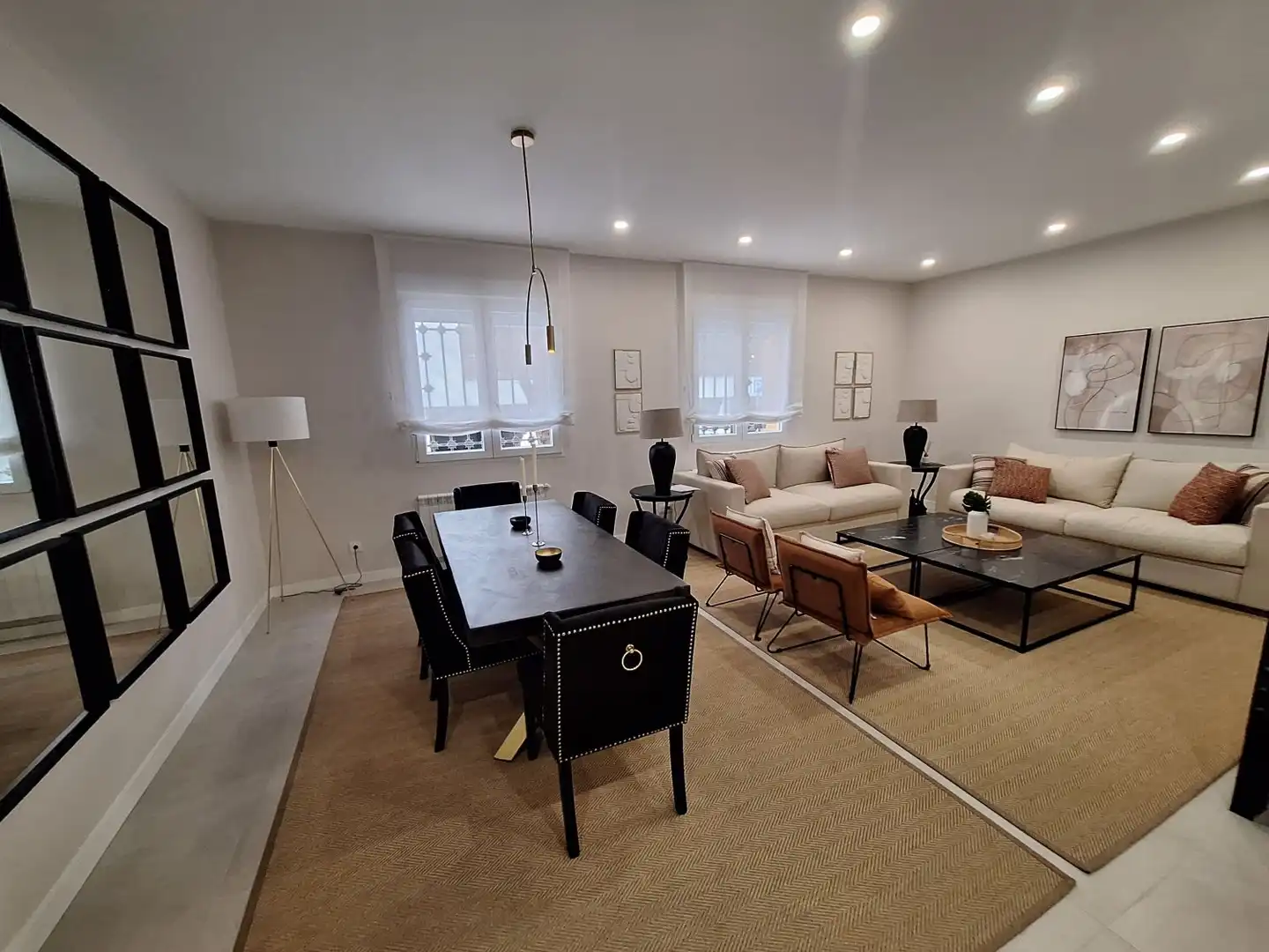 Dining room of Flat for rent in Madrid  with Air Conditioner, Heating and Furnished