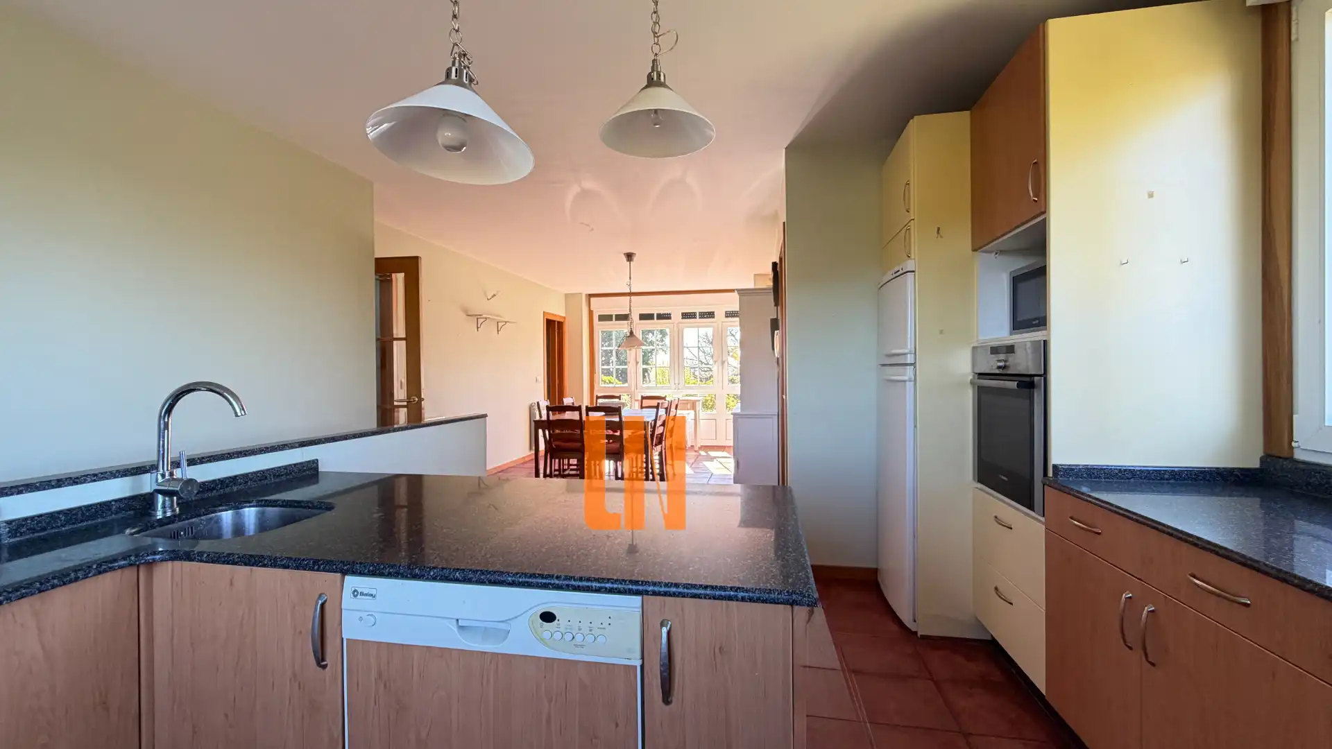 Kitchen of Houses for sale in Miño  with Heating, Private garden and Parquet flooring