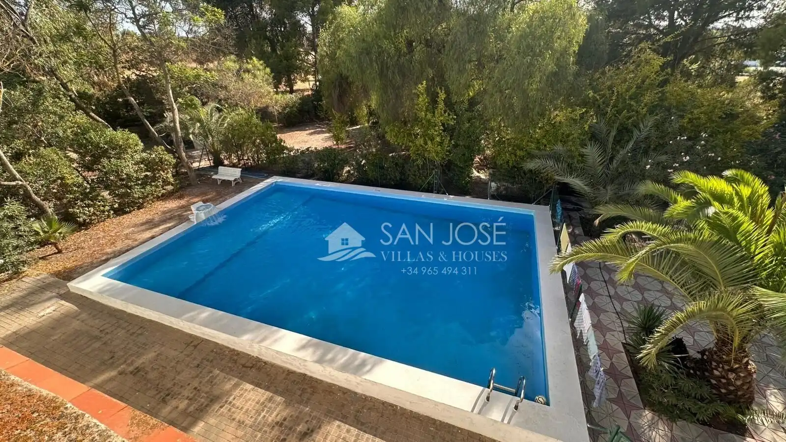 Swimming pool of Houses for sale in Aspe  with Heating, Private garden and Terrace