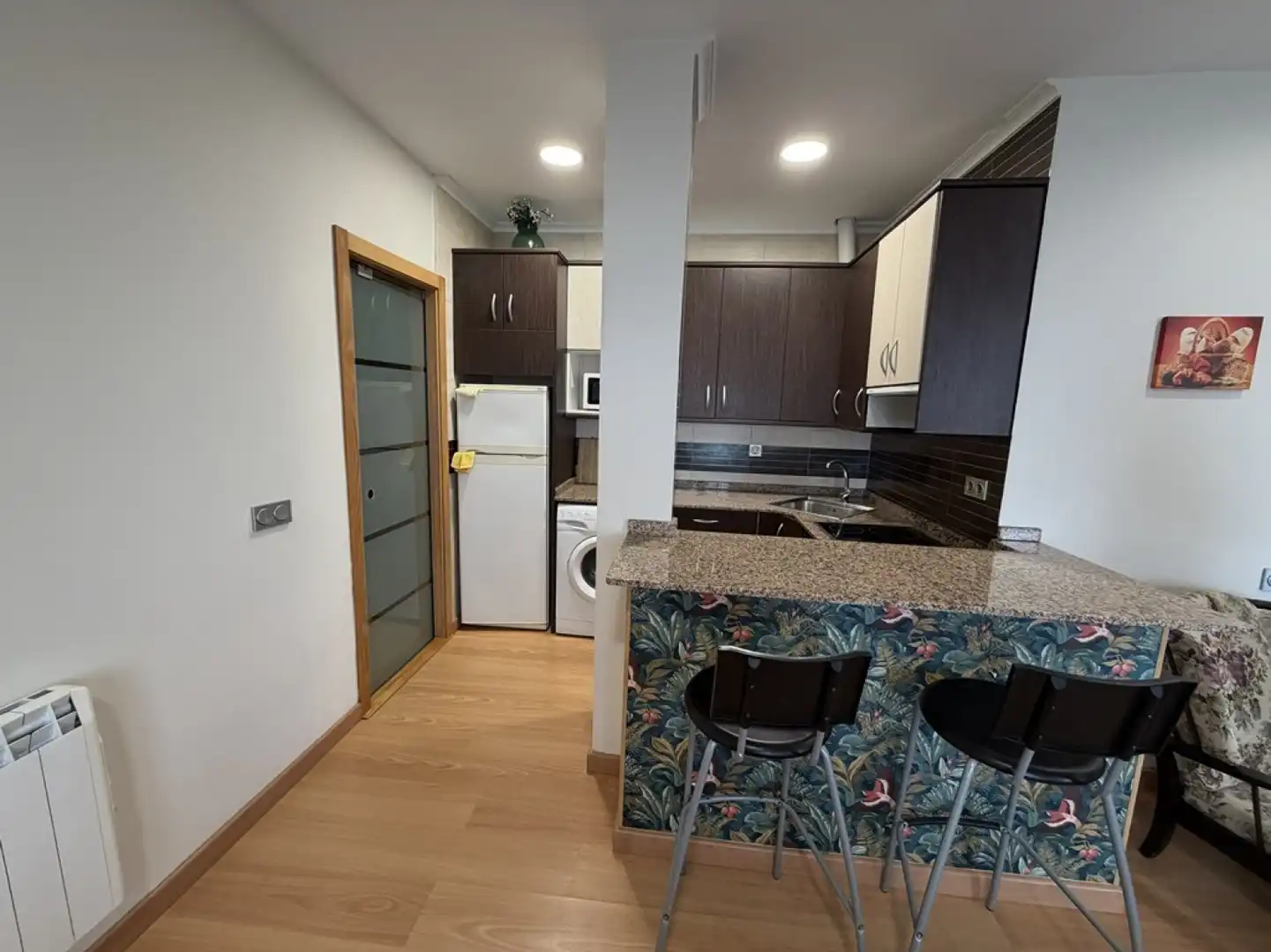 Kitchen of Flat for sale in Colunga  with Heating, Furnished and Balcony