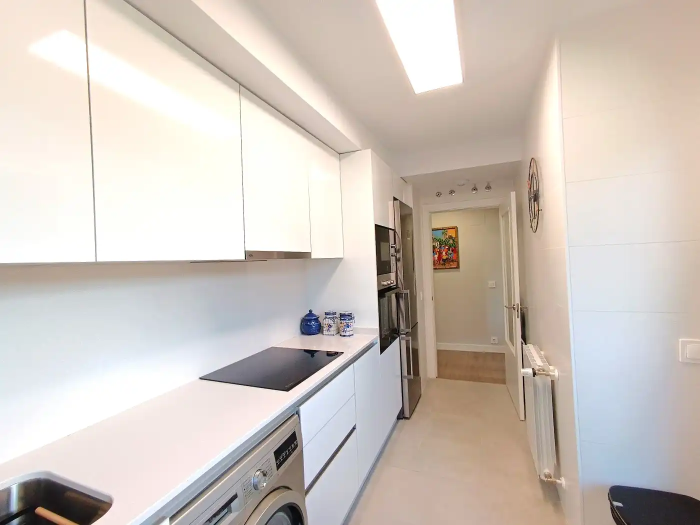Cocina de Piso en venta en Urduliz con Jardín privado, Terraza y Amueblado