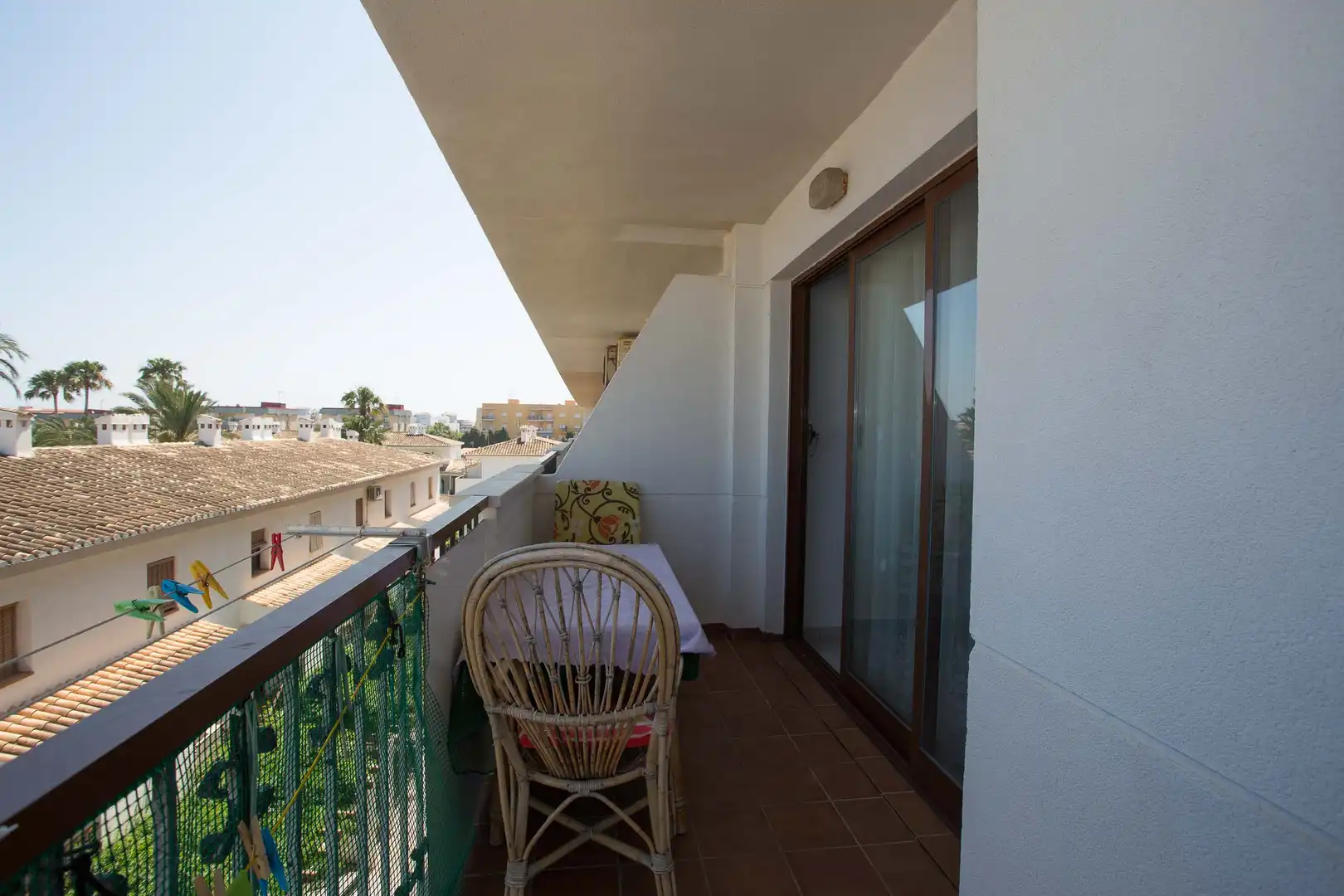 Terrassa de Apartament de lloguer en Dénia amb Jardí privat, Terrassa i Piscina