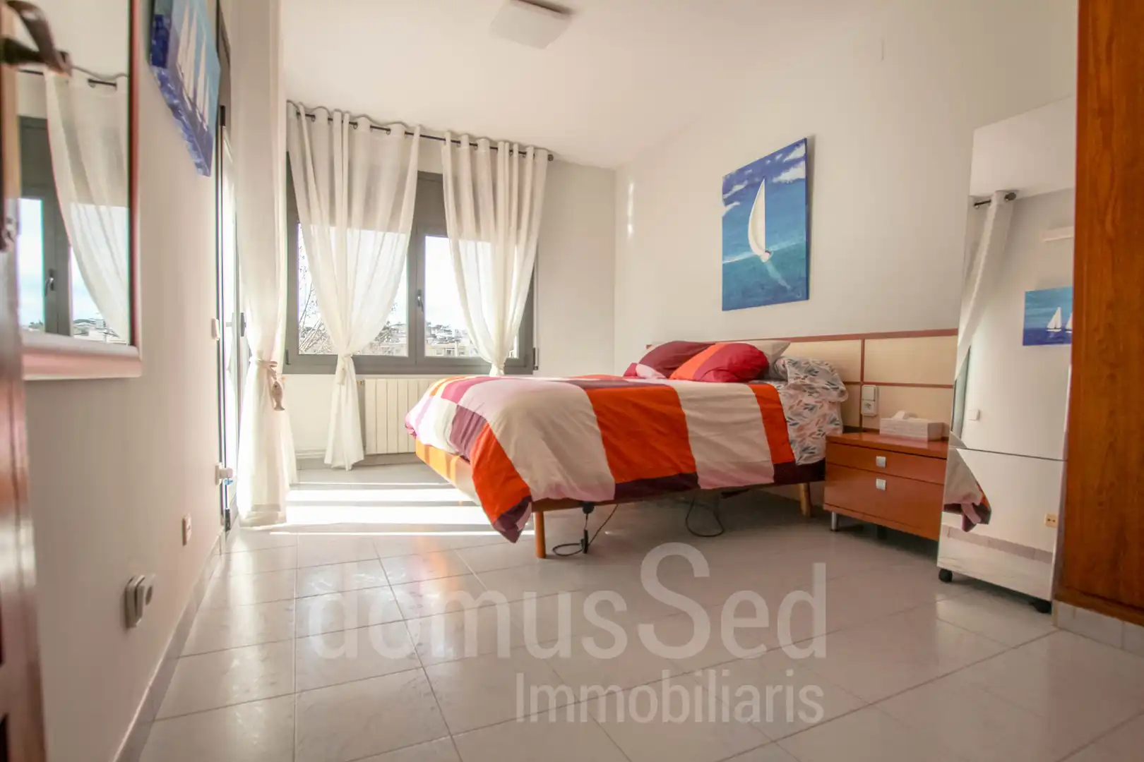 Bedroom of Detached homes for sale in El Masnou  with Air Conditioner, Heating and Terrace