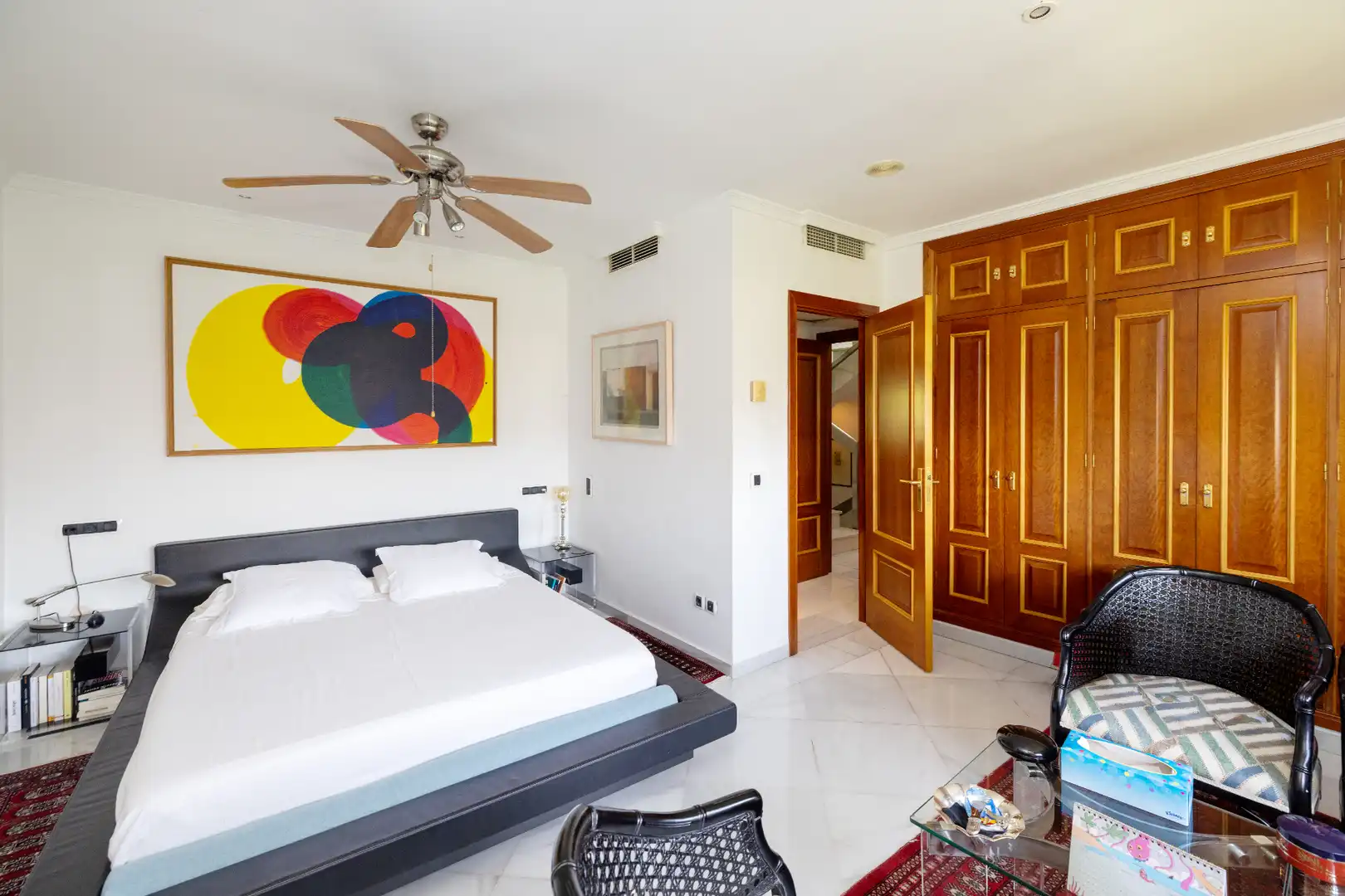 Habitación de Casa adosada en venta en Málaga con Aire acondicionado, Calefacción y Jardín privado