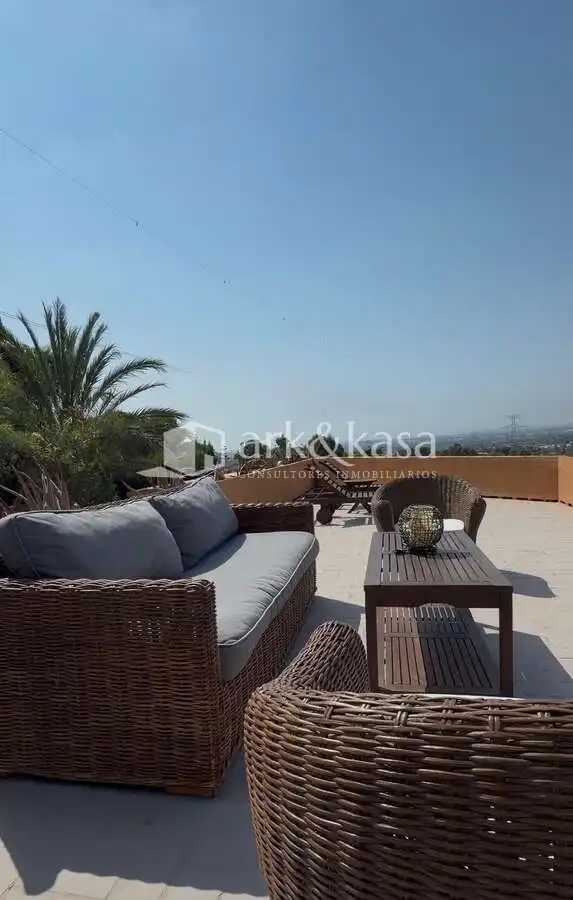 Terraza de Casa o chalet de alquiler en Sagunto / Sagunt con Aire acondicionado, Jardín privado y Terraza