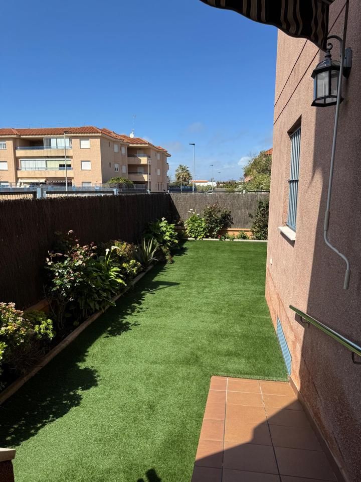 Garden of Planta baja for sale in Sanlúcar de Barrameda  with Air Conditioner, Private garden and Parquet flooring