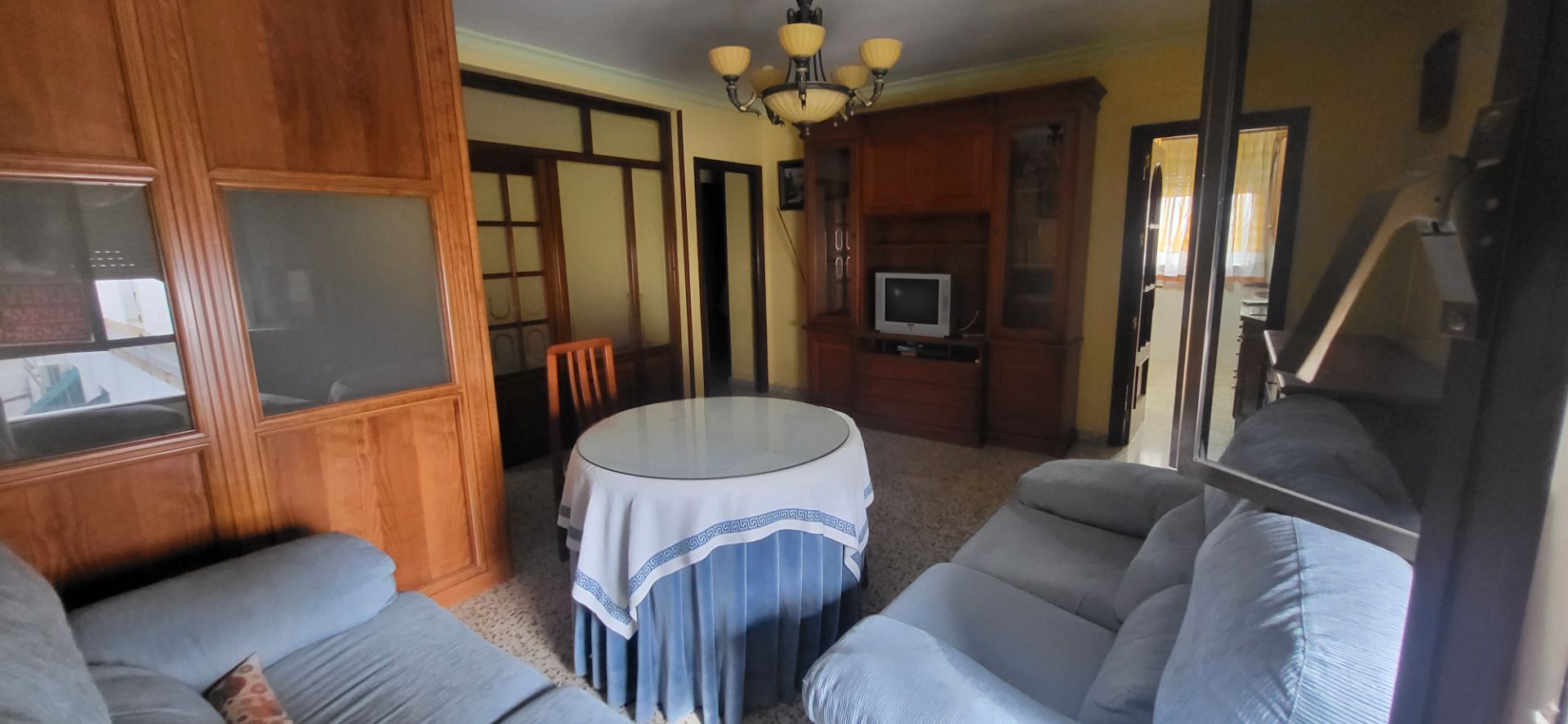Living room of Flat for sale in Montilla  with Air Conditioner, Heating and Storage room