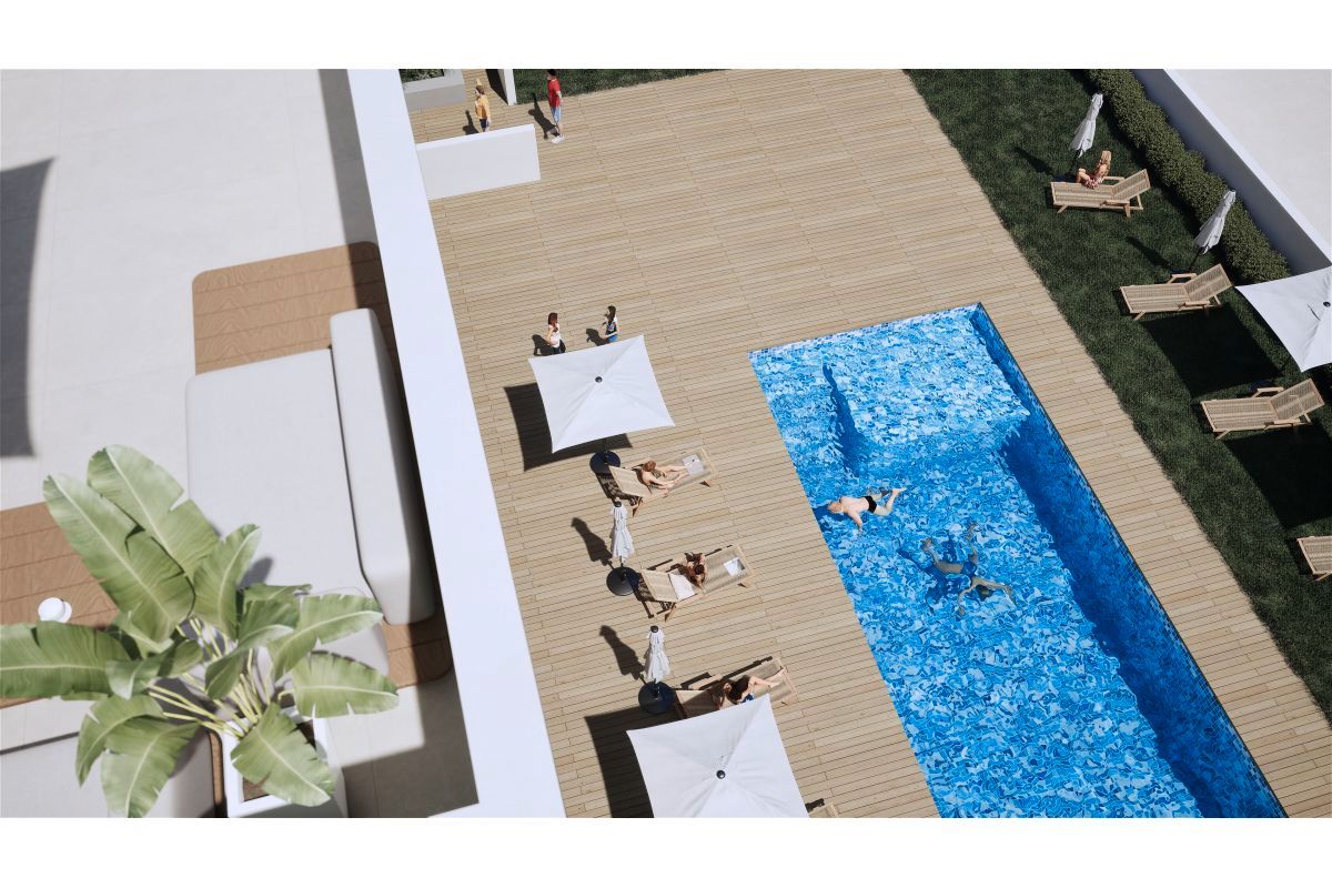 Piscina de Apartament en venda en Los Alcázares amb Aire condicionat, Calefacció i Terrassa