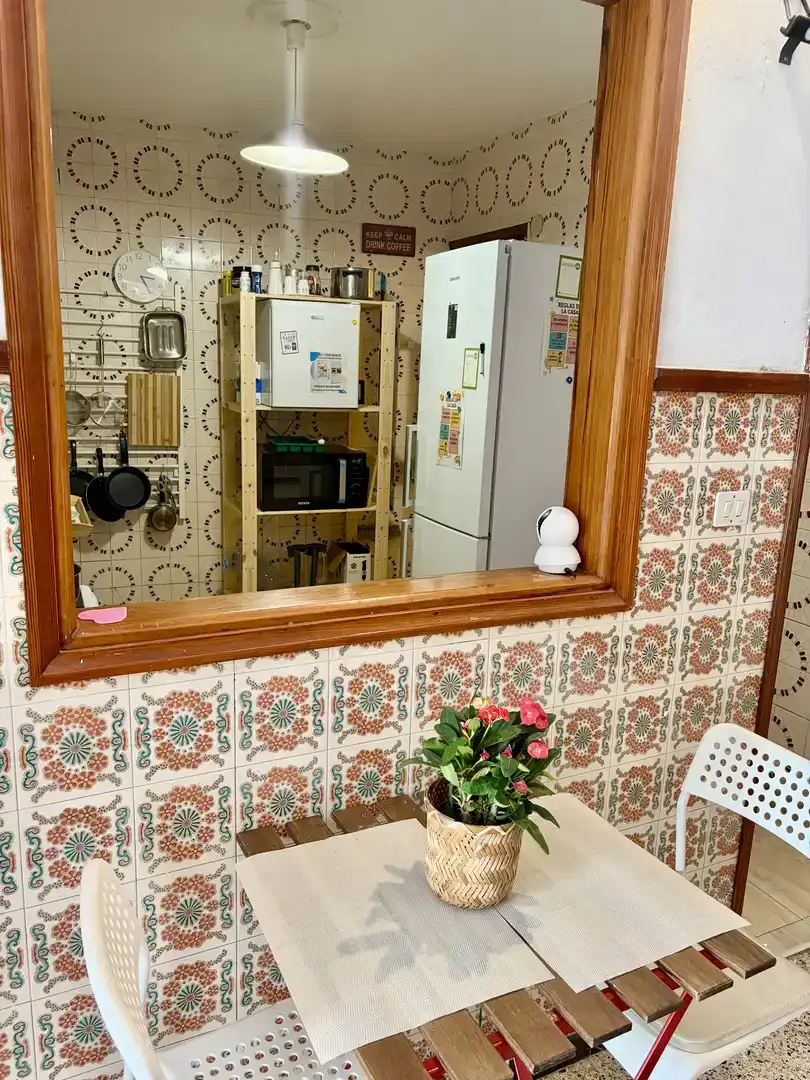 Cuina de Pis per a compartir en Agaete amb Jardí privat i Moblat