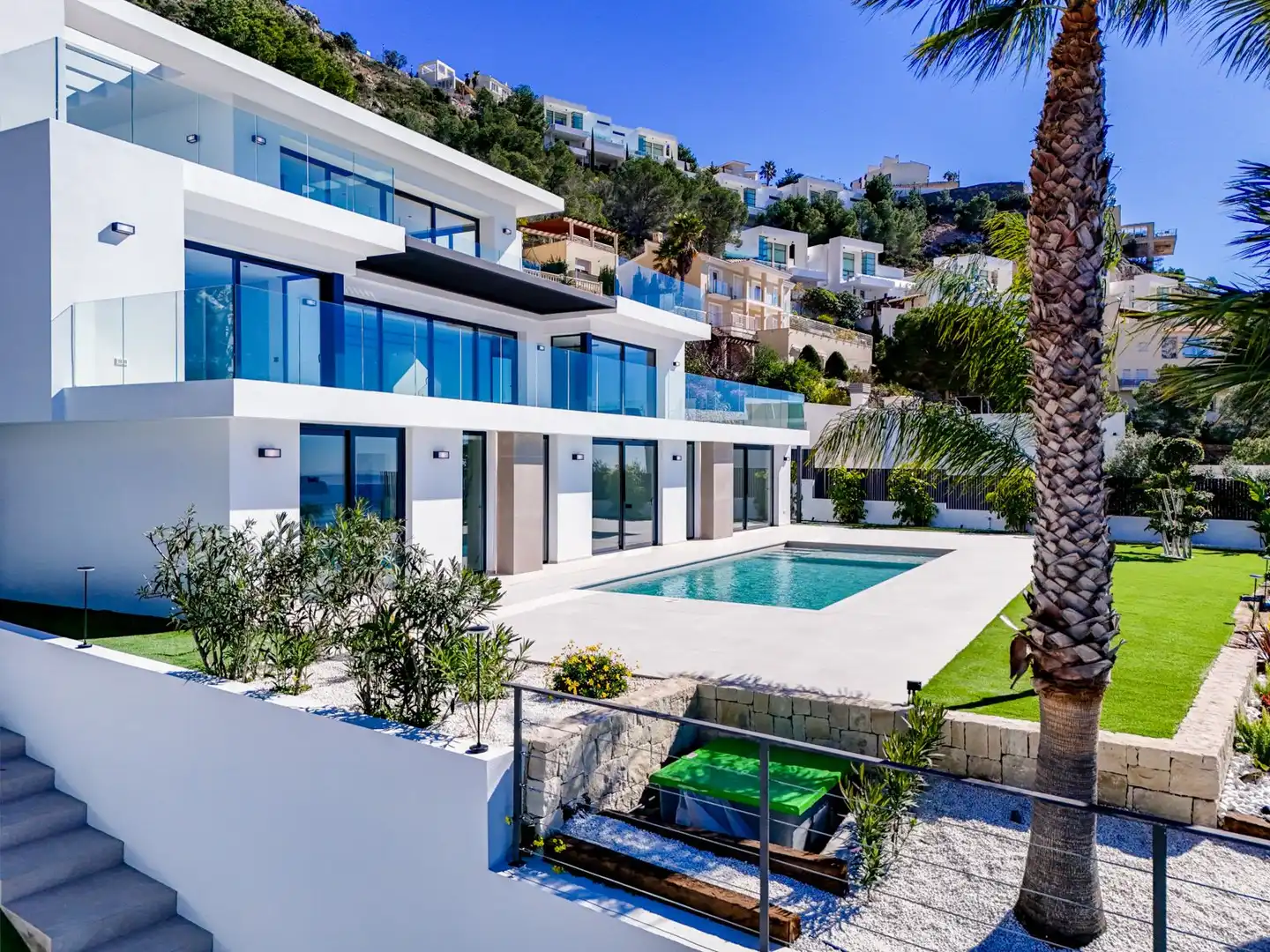 Vista exterior de Casa o chalet en venta en Altea con Aire acondicionado, Calefacción y Jardín privado