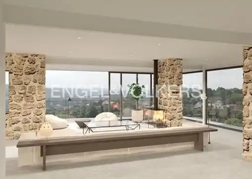 Living room of Houses for sale in Hoyo de Manzanares  with Air Conditioner, Heating and Private garden