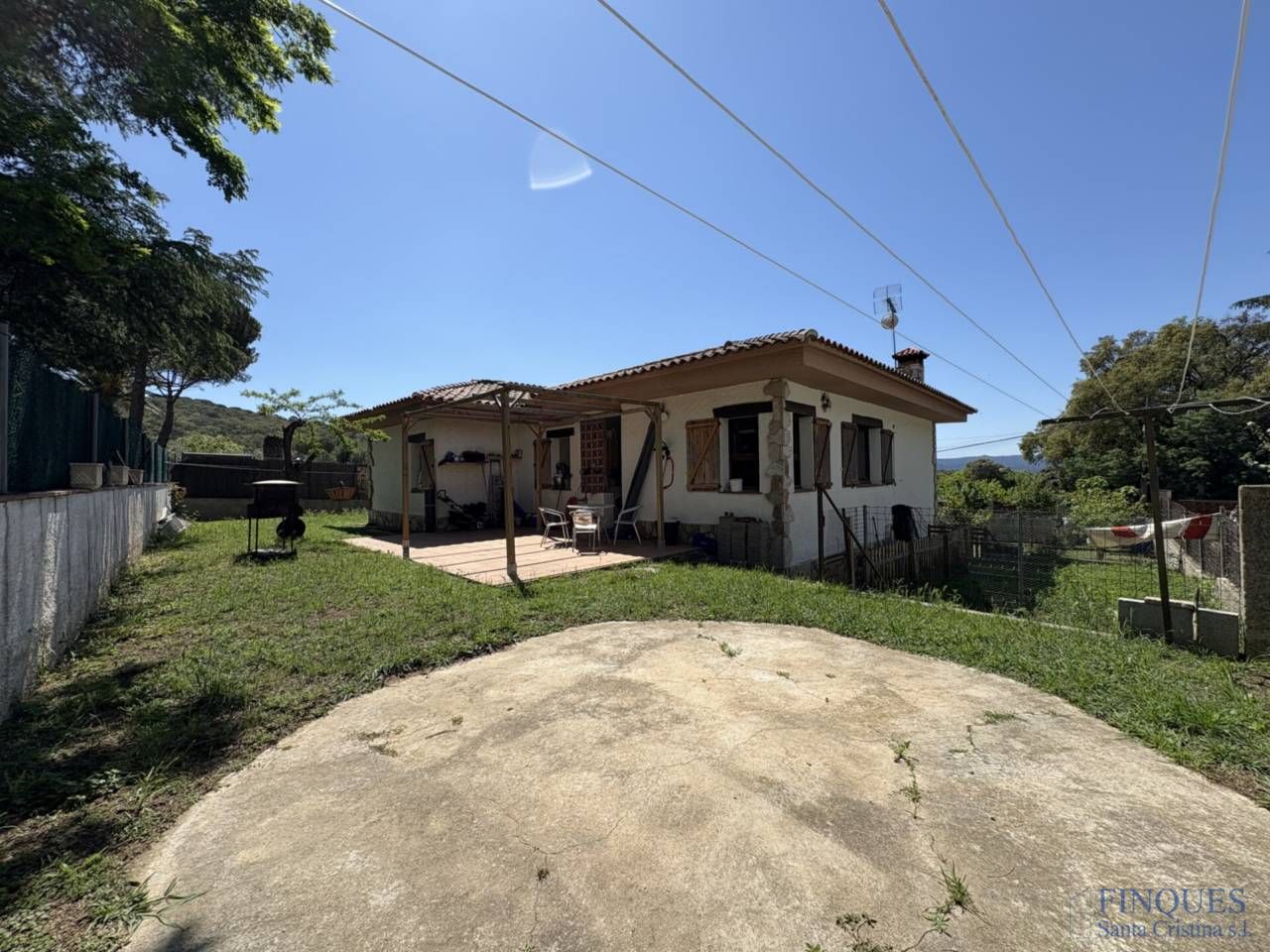 Vista exterior de Casa o xalet en venda en Santa Cristina d'Aro amb Aire condicionat, Calefacció i Jardí privat