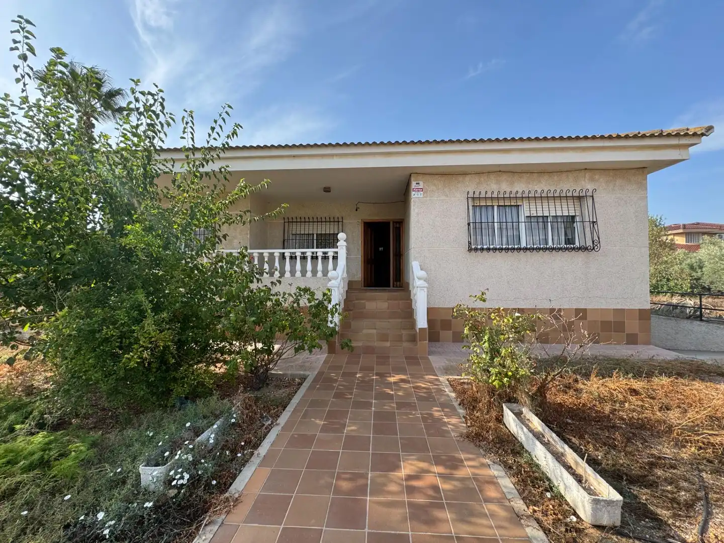 Vista exterior de Casa o chalet en venta en Cartagena con Jardín privado, Amueblado y Alarma