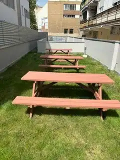 Jardín de Apartamento de alquiler en Madrid con Aire acondicionado, Calefacción y Trastero