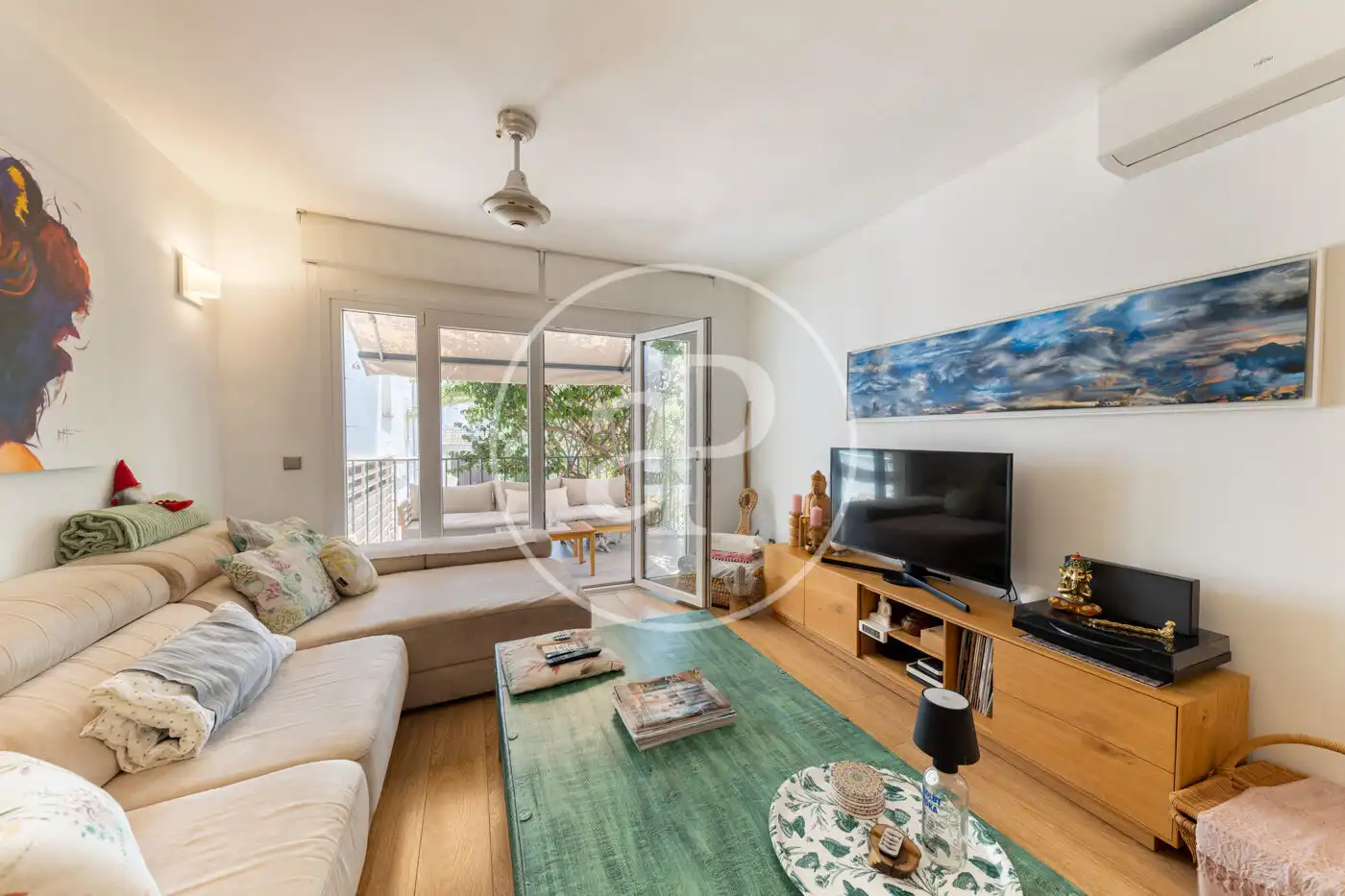 Living room of Detached homes for rent in Calvià  with Air Conditioner, Heating and Private garden