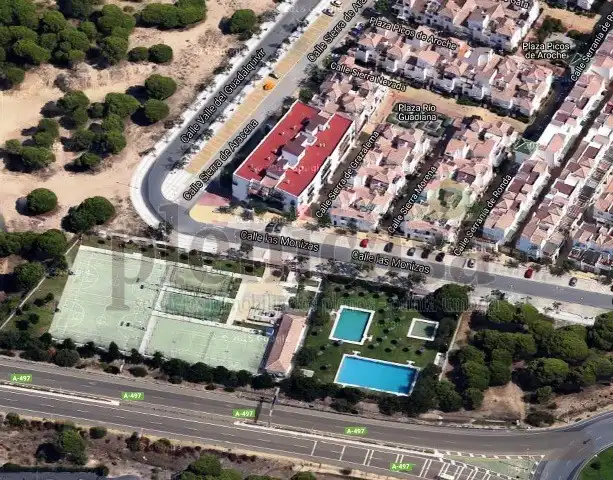 Vista exterior de Casa adosada en venta en Punta Umbría con Aire acondicionado, Calefacción y Jardín privado