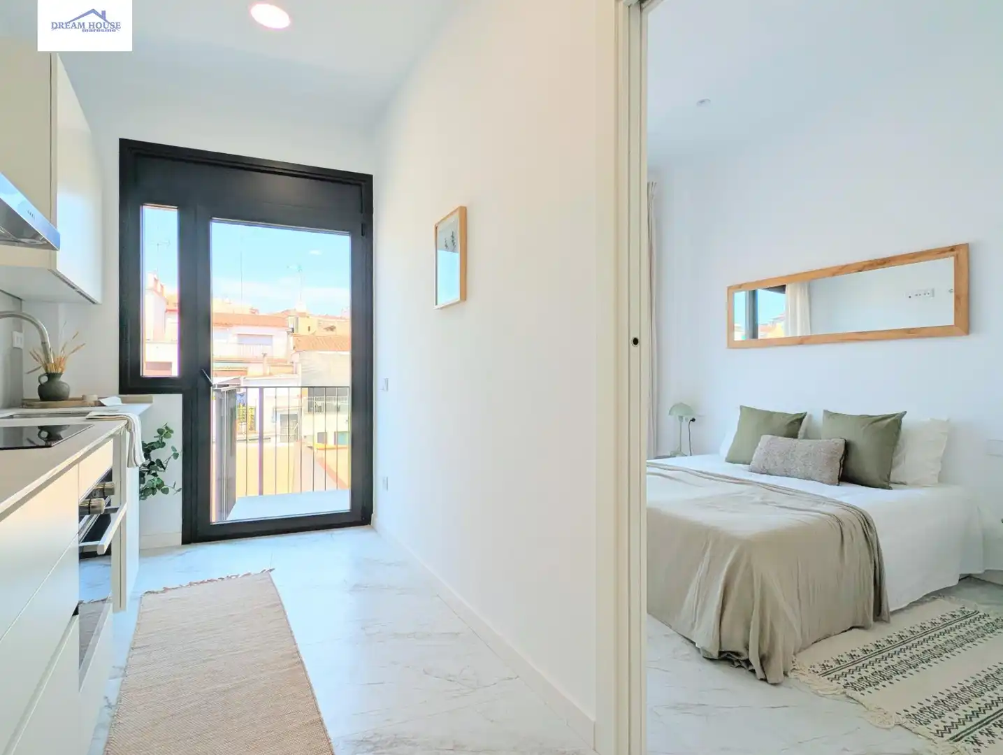 Schlafzimmer von Wohnungen zum Verkauf in Mataró mit Klimaanlage, Heizung und Balkon