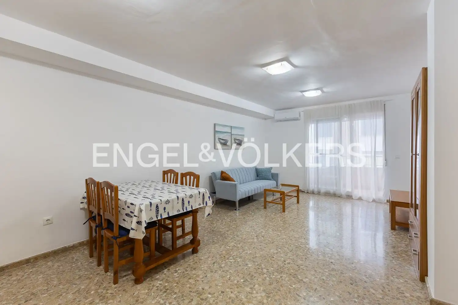 Comedor de Piso de alquiler en Sagunto / Sagunt con Aire acondicionado, Calefacción y Parquet