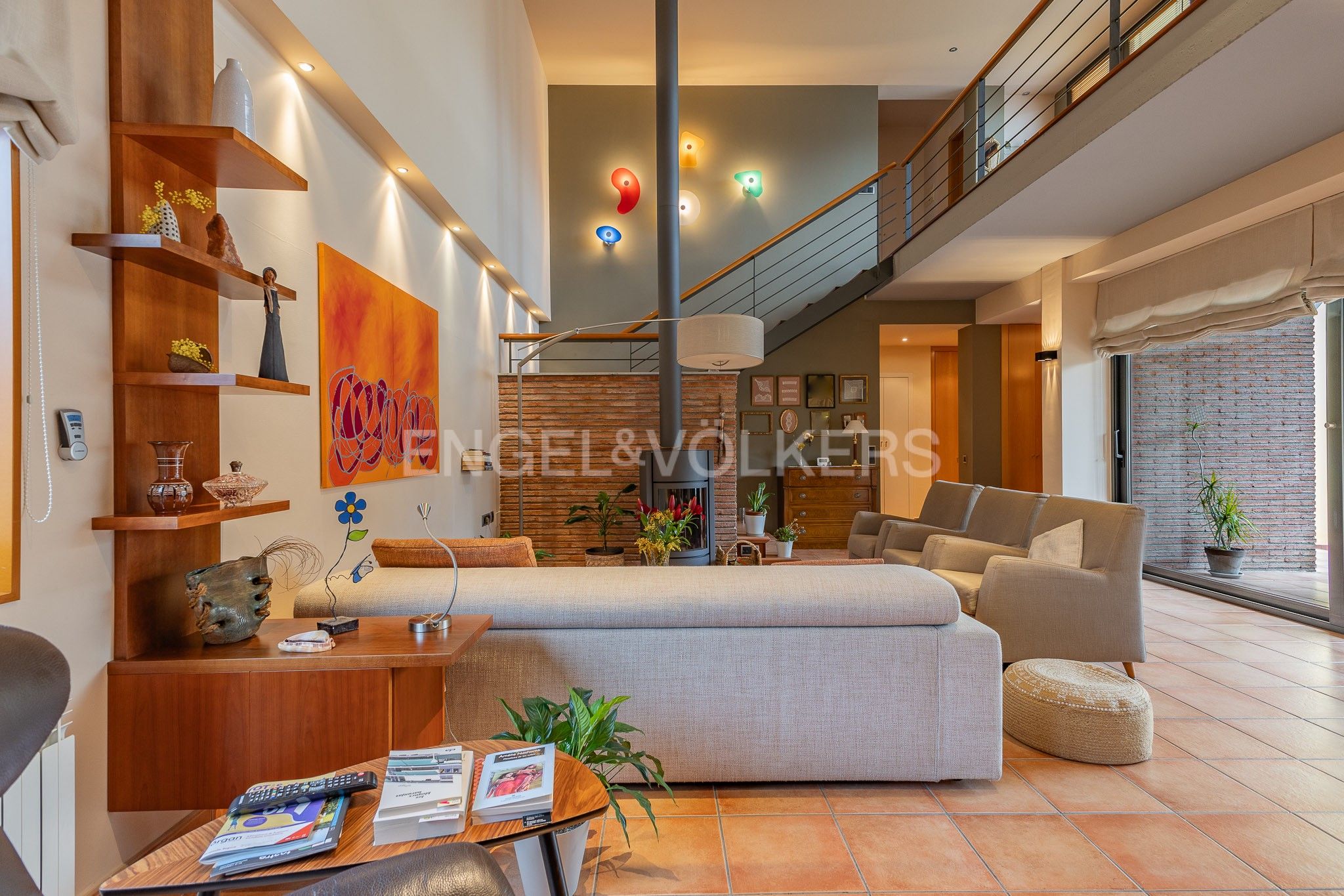 Living room of House or chalet for sale in Sant Cugat del Vallès  with Air Conditioner, Heating and Private garden