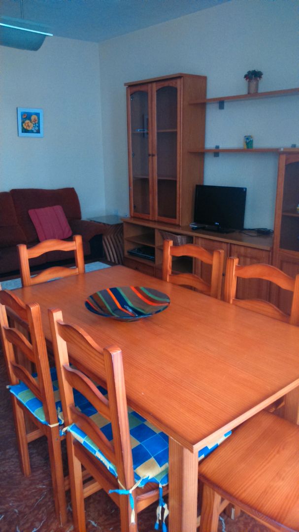 Living room of Flat to rent in  Granada Capital  with Furnished, Oven and Microwave