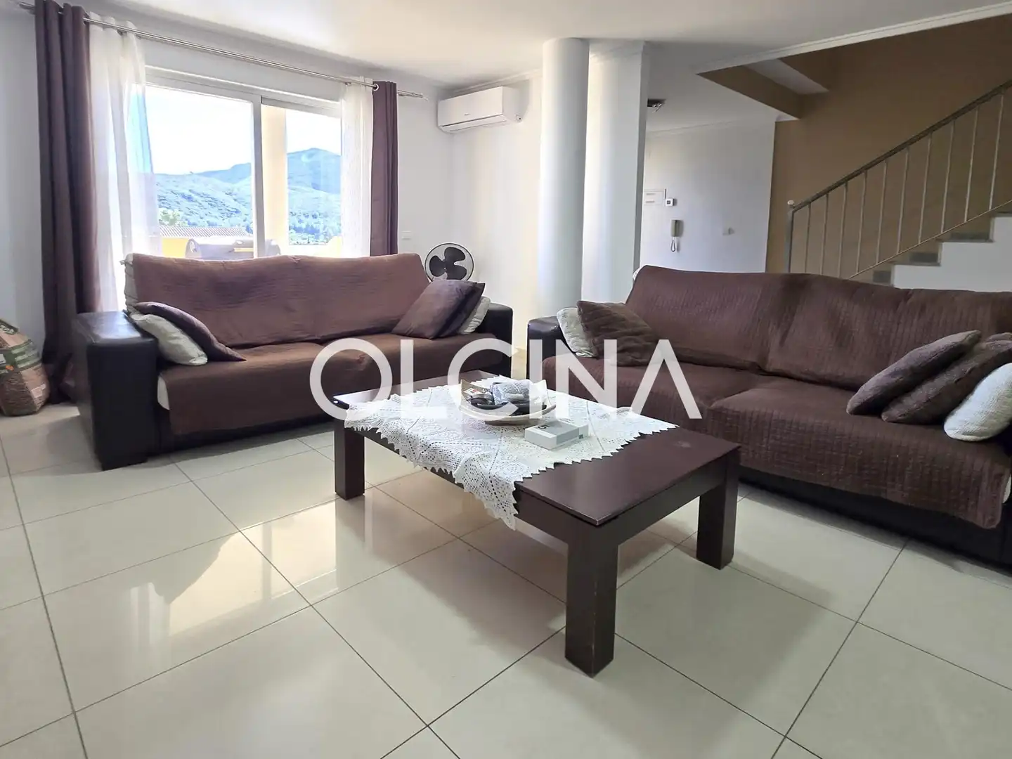 Living room of Houses for sale in Castellonet de la Conquesta  with Air Conditioner, Private garden and Terrace