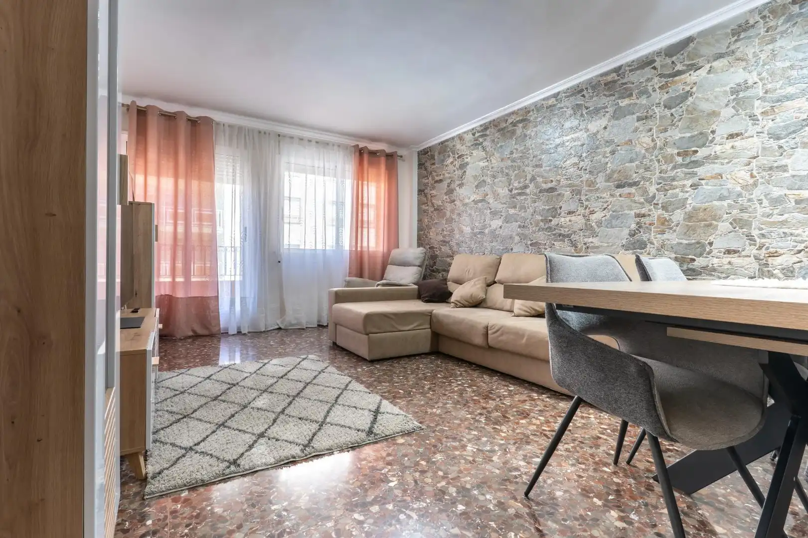 Sala de estar de Piso en venta en Sagunto / Sagunt con Aire acondicionado y Calefacción
