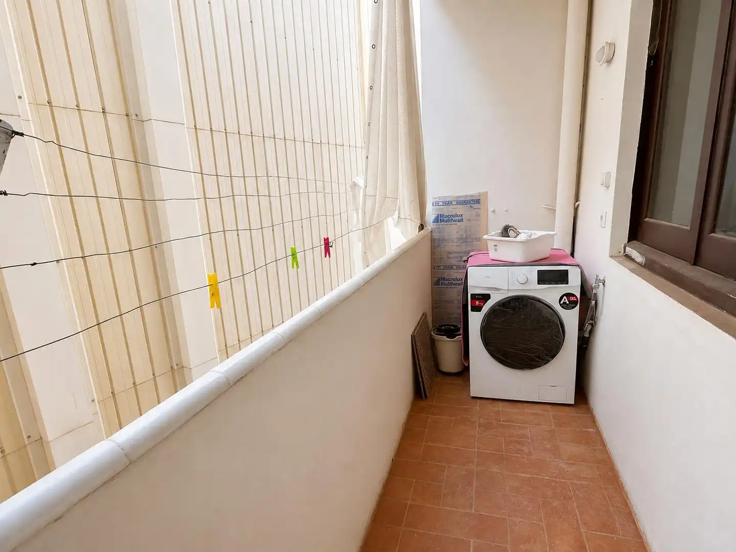 Terraza de Piso de alquiler en L'Hospitalet de Llobregat con Amueblado