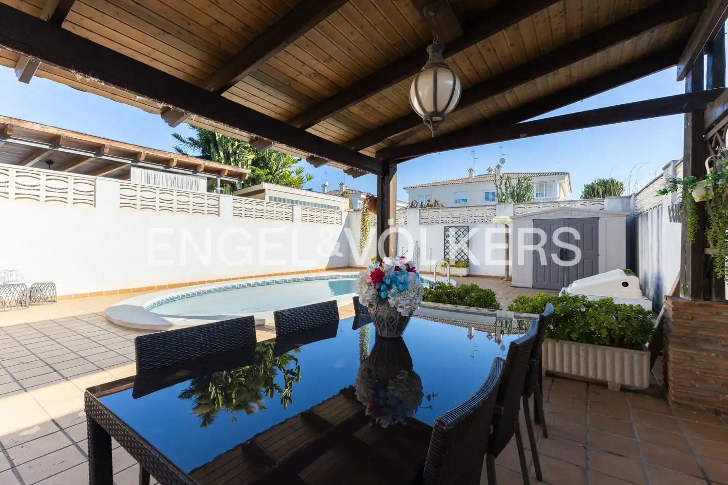 Terraza de Casa o chalet de alquiler en Benicasim / Benicàssim con Aire acondicionado, Calefacción y Jardín privado