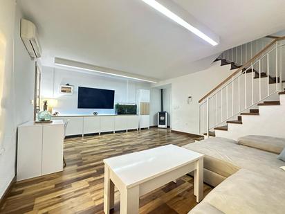 Living room of Single-family semi-detached for sale in  Murcia Capital  with Air Conditioner, Heating and Terrace